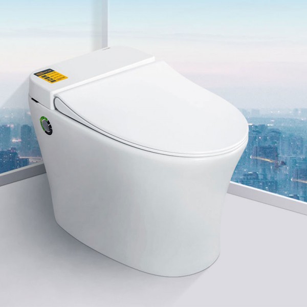 太陽(yáng)雨智能感應(yīng)沖水馬桶/30坑距/超漩沖刷/一體陶瓷/脲醛蓋板