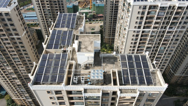 云南昆明亞廣傳媒住宅清潔熱水項目