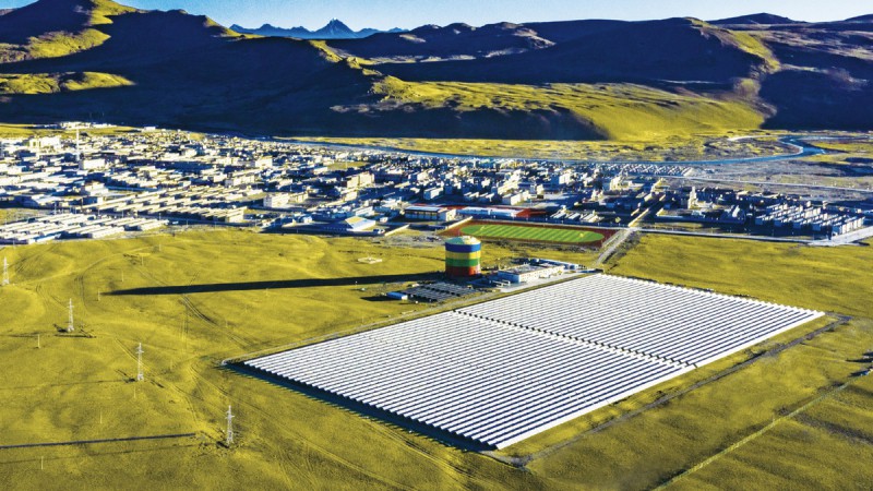 西藏仲巴縣100%太陽能保證率跨季節蓄熱清潔供暖項目