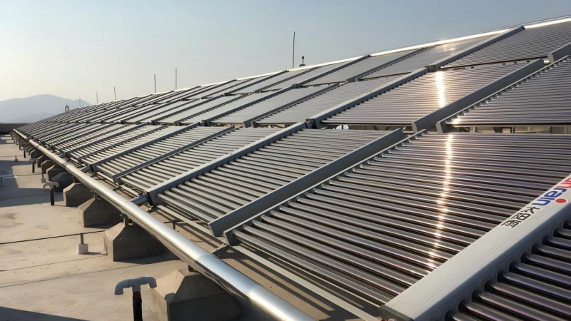 云南昆明行知中學清潔熱水項目