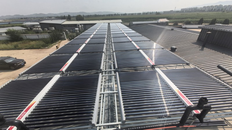 山西大同建宏屠宰廠太陽能熱水改造項目
